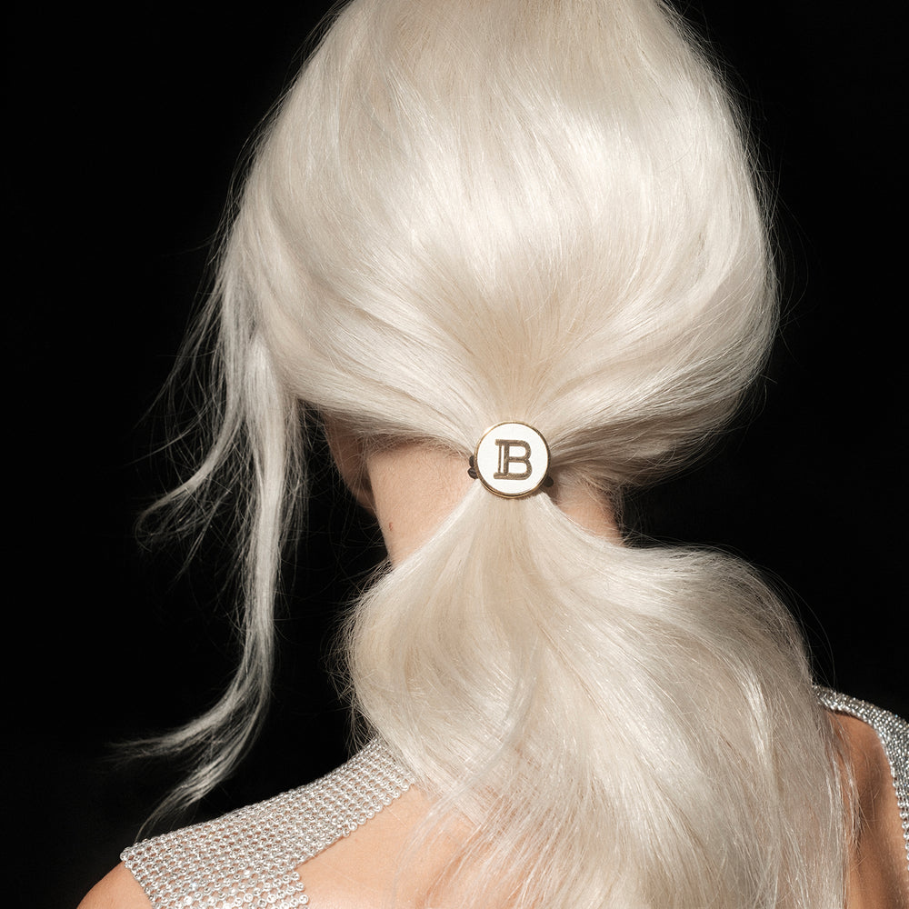 Balmain Hair Limited Edition Leather Elastique Pour Cheveux FW24
