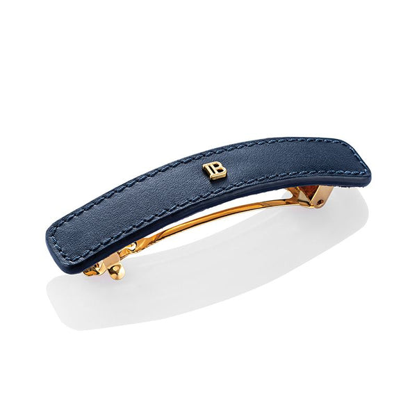 Balmain Hair Limited Edition Leather Barrette Cosmic Sapphire