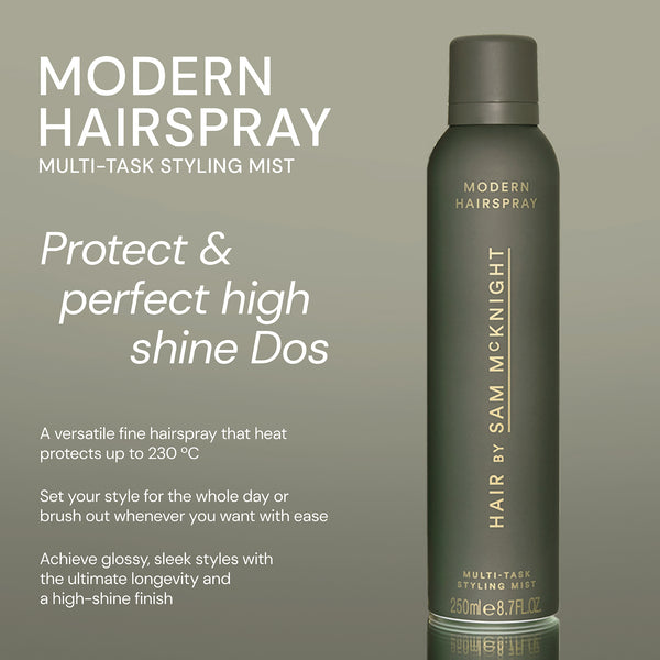 Hair by Sam McKnight Modern Hairspray facts