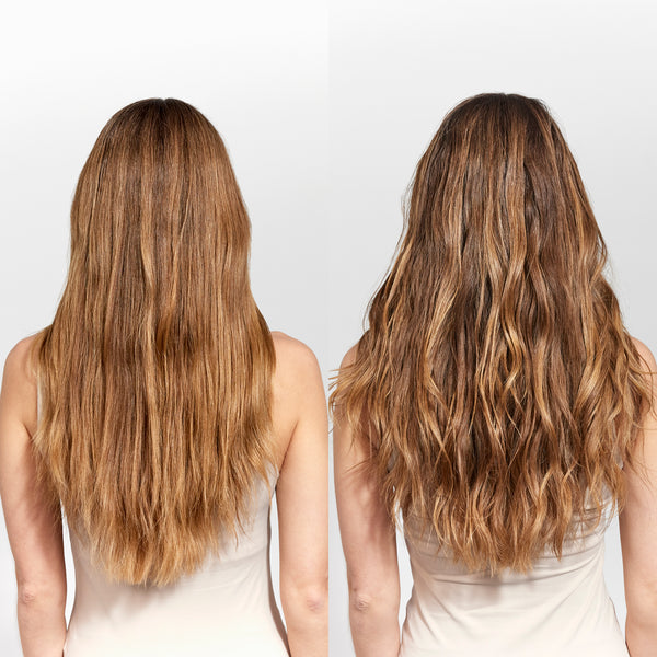 Hair by Sam McKnight Sundaze Sea Spray before and after