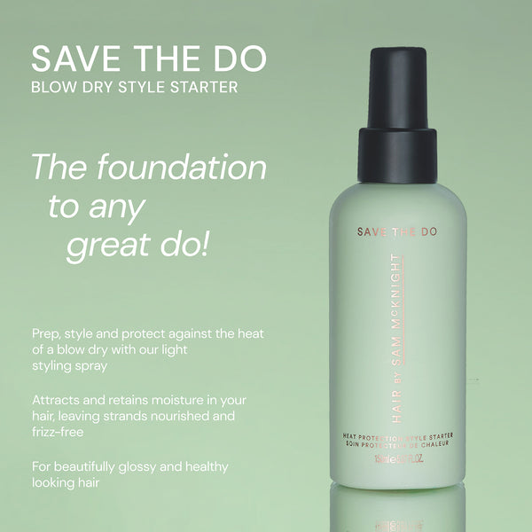 Hair by Sam McKnight Save the Do heat protection spray facts