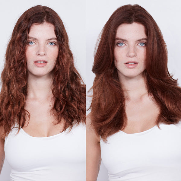 Hair by Sam McKnight Cool Girl Volume Foam before and after