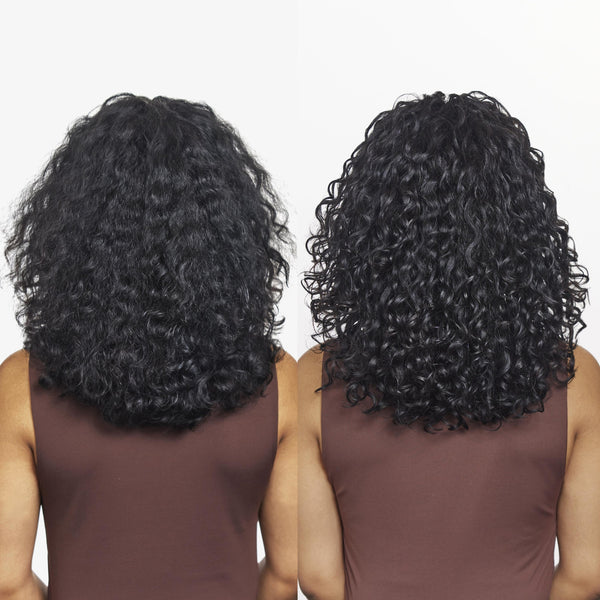 Hair by Sam McKnight Cool Curls Refresh & Revive Mist before and after
