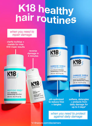K18 DAMAGE SHIELD pH Protective Shampoo 250ml